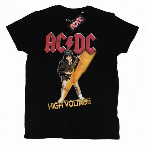 T-shirt Homme  - Ac Dc  - High Voltage - Noir - Taille M